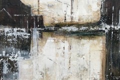 Nord  -  H 40 x B 30 cm.  / Acryl auf Leinwand